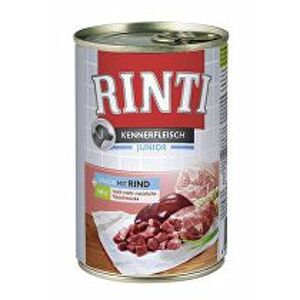 Rinti Dog Junior konzerva hovězí 400g