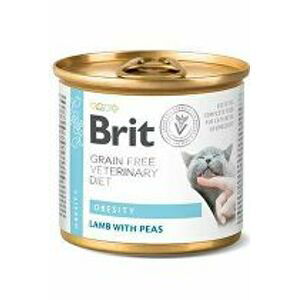 Brit VD Cat GF konz. Obesity 200g