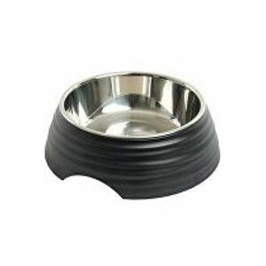 Miska melamin Frosted Ripple Bowl 160ml černá BUSTER