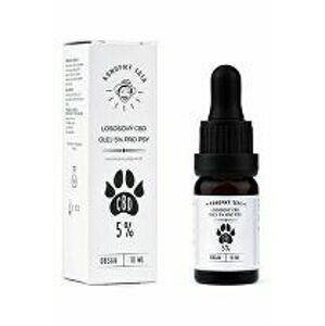 CBD olej pro psy 5% Konopný Táta Lososový 10ml