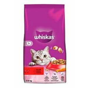 Whiskas Dry s hovězím masem 3,8kg