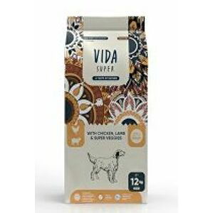 Kraftia VIDA SUPER DOG Adult M/L Lamb & Chicken 12kg