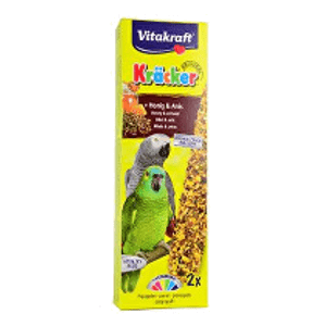 Vitakraft Bird Kräcker parrot African honey tyč 2ks