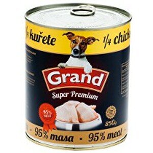 GRAND konz. pes Extra s 1/4 kuřete 850g