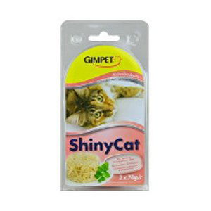 Gimpet kočka konz. ShinyCat  kuře/krab 2x85g