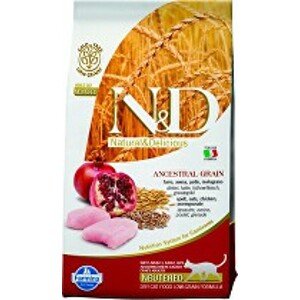 N&D LG CAT Neutered Chicken & Pomegranate 10kg