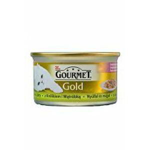 Gourmet Gold konz. kočka duš.králík a játra 85g