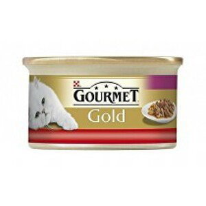 Gourmet Gold konz. kočka duš.hov.a kuře 85g
