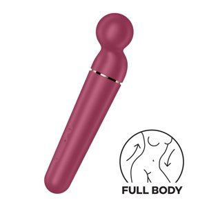 Masážní hlavice SATISFYER Planet Wand-er vínová