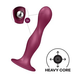 Dildo SATISFYER Double Ball-R červené