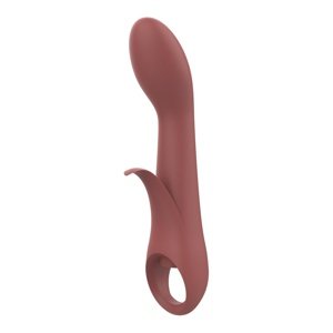 Vibrátor Dream Toys NUDE Sierra G-spot Duo cihlový