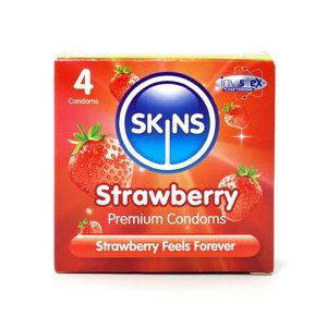 Kondom Skins Strawberry 4 ks