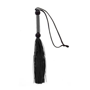 Důtky GP SILICONE FLOGGER WHIP black