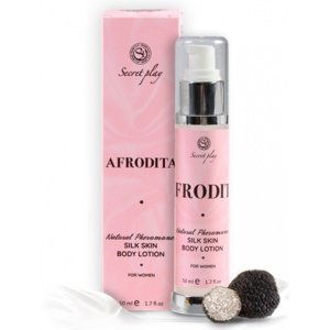 Olej tělový SECRET PLAY AFRODITA silk skin oil s feromony 50 ml