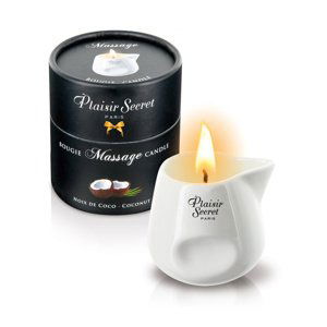 Masážní svíčka Plaisirs Secrets Candle Coconut 80 ml