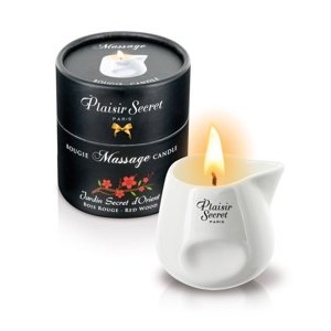 Plaisirs Secrets Candle Red wood 80 ml