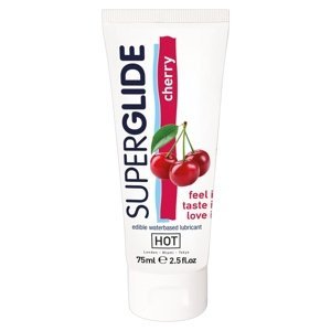 Lubrikační gel HOT SUPERGLIDE cherry 75 ml