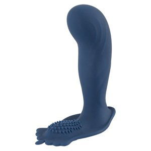 Kolík anální You2Toys Vibrating Butt Plug with nubs blue