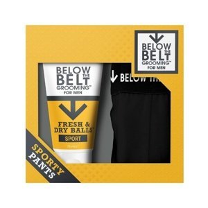 Below the Belt Grooming Sporty Pants Sport gel na intimní partie pro muže 75 ml + pánské boxerky dárková sada