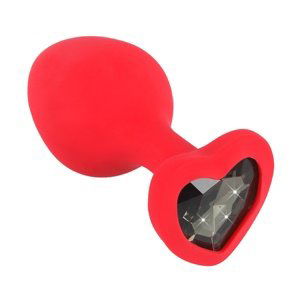 Kolík anální You2Toys Silicone Plug medium red