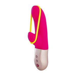 Vibrátor Fun Factory AMORINO DUAL pink-neon yellow