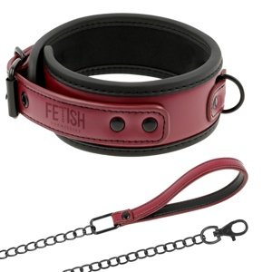 Obojek FETISH SUBMISSIVE Dark Room Collar with Leash