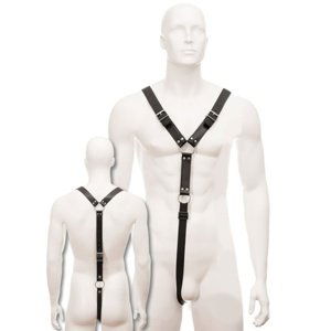 Postroj Leather Body HARNESS MEN II black