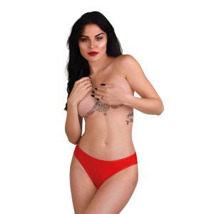 Kalhotky DARING INTIMATES Nicolette Crotchless Panty red L-XL