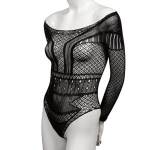 Body California Exotic SCANDAL Plus Size Off The Shoulder Bodysuit black