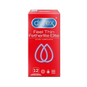 Kondom Durex Feel Thin Extra Lubricated 12 ks