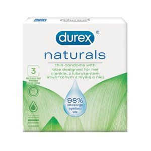 Kondom Durex Naturals 3 ks