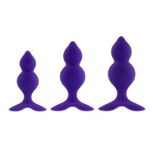 FeelzToys Bibi Twin Butt Plug Set 3 pcs