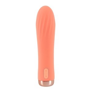 Vibrátor You2Toys Peachy Mini Ribbed broskvový