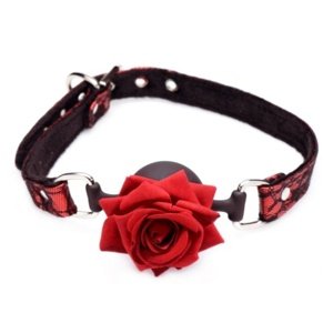 Eye Catching Ball Gag With Rose Master Series