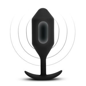 Kolík anální b-Vibe Snug Plug 5 vibrační černý