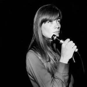 Umělecká fotografie Francoise Hardy, (40 x 40 cm)