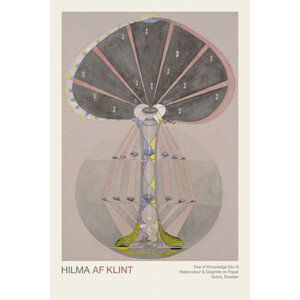 Obrazová reprodukce Tree of Knowledge Series (No.4 out of 8) - Hilma af Klint, 26.7x40 cm