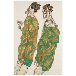 Obrazová reprodukce Devotion (Male Portrait, Gay Interest) - Egon Schiele, (26.7 x 40 cm)