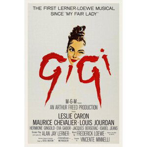 Obrazová reprodukce Gigi / Leslie Caron (Retro Movie), (26.7 x 40 cm)