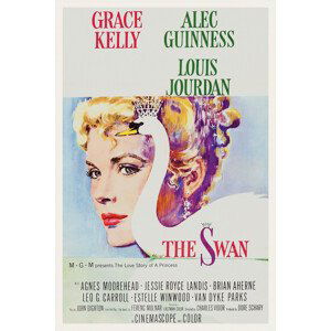 Obrazová reprodukce The Swan / Grace Kelly (Retro Cinema / Movie Poster), (26.7 x 40 cm)