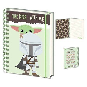 Zápisník Star Wars: The Mandalorian - The Kids With Me