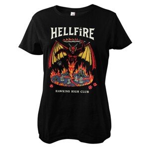 Tričko Stranger Things - Hellfire Hawkins High Club