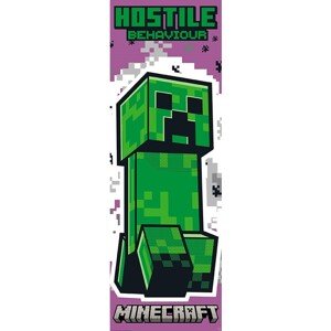 Plakát, Obraz - Minecraft - Creeper, (53 x 158 cm)