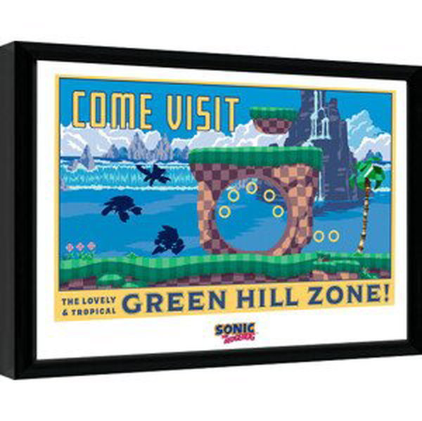 Obraz na zeď - Sonic - Green Hill Zone