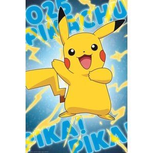 Plakát, Obraz - Pokemon - Pikachu, (61 x 91.5 cm)