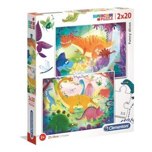 Puzzle Funny Dinos