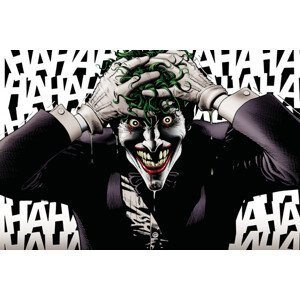 Umělecký tisk Joker - HAHAHA, (40 x 26.7 cm)