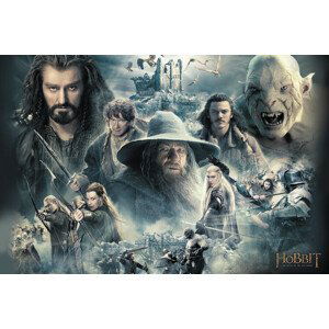 Umělecký tisk Hobbit - The Battle Of The Five Armies Scene, (40 x 26.7 cm)