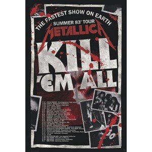 Plakát, Obraz - Metallica - Kill'Em All 83 Tour, (61 x 91.5 cm)