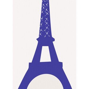 Ilustrace Eiffel Bleu, Studio Collection, (30 x 40 cm)